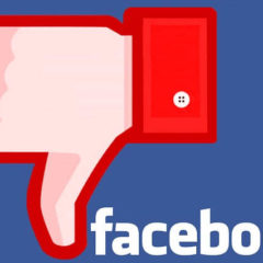 Facebook red dislike